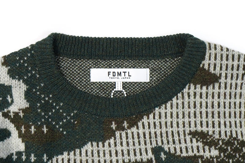 FDMTL �ե������󥿥� �������� "PATCHWORK WOOL SWEATER" WL31