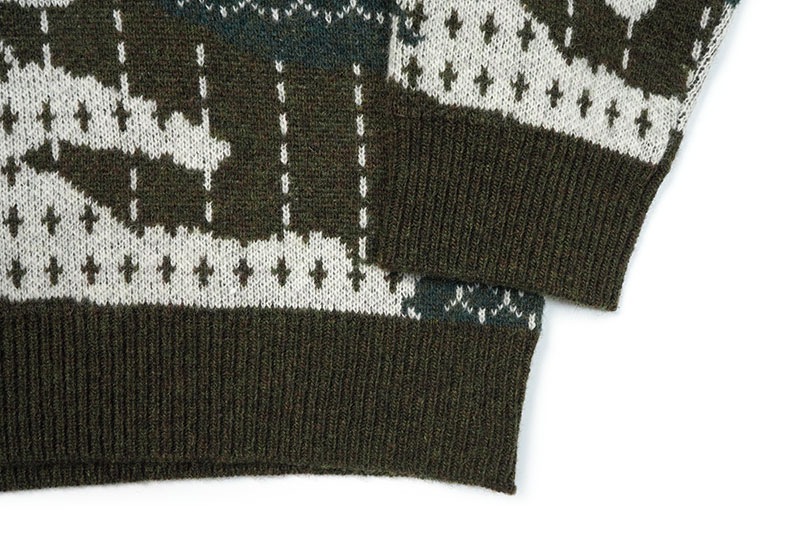FDMTL �ե������󥿥� �������� "PATCHWORK WOOL SWEATER" WL31