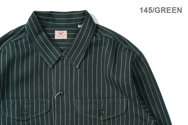 SUGAR CANE ���奬�������� Ĺµ ����� "COKE STRIPE WORK SHIRT (LONG SLEEVE)" SC28652
