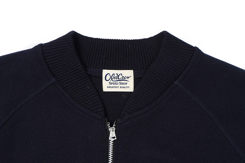 OLD CROW ������ɥ����� ���㥱�å�  "FOUR CYL. RACING. - KNIT BLOUSON"  OC-24-AW-09