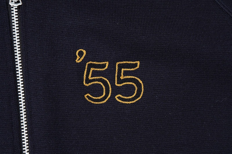 OLD CROW ������ɥ����� ���㥱�å�  "FOUR CYL. RACING. - KNIT BLOUSON"  OC-24-AW-09