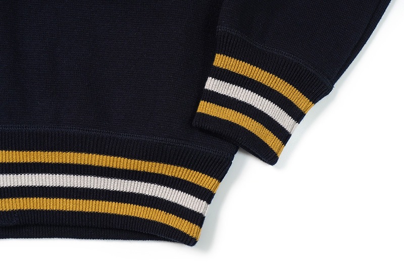 OLD CROW ������ɥ����� ���㥱�å�  "FOUR CYL. RACING. - KNIT BLOUSON"  OC-24-AW-09