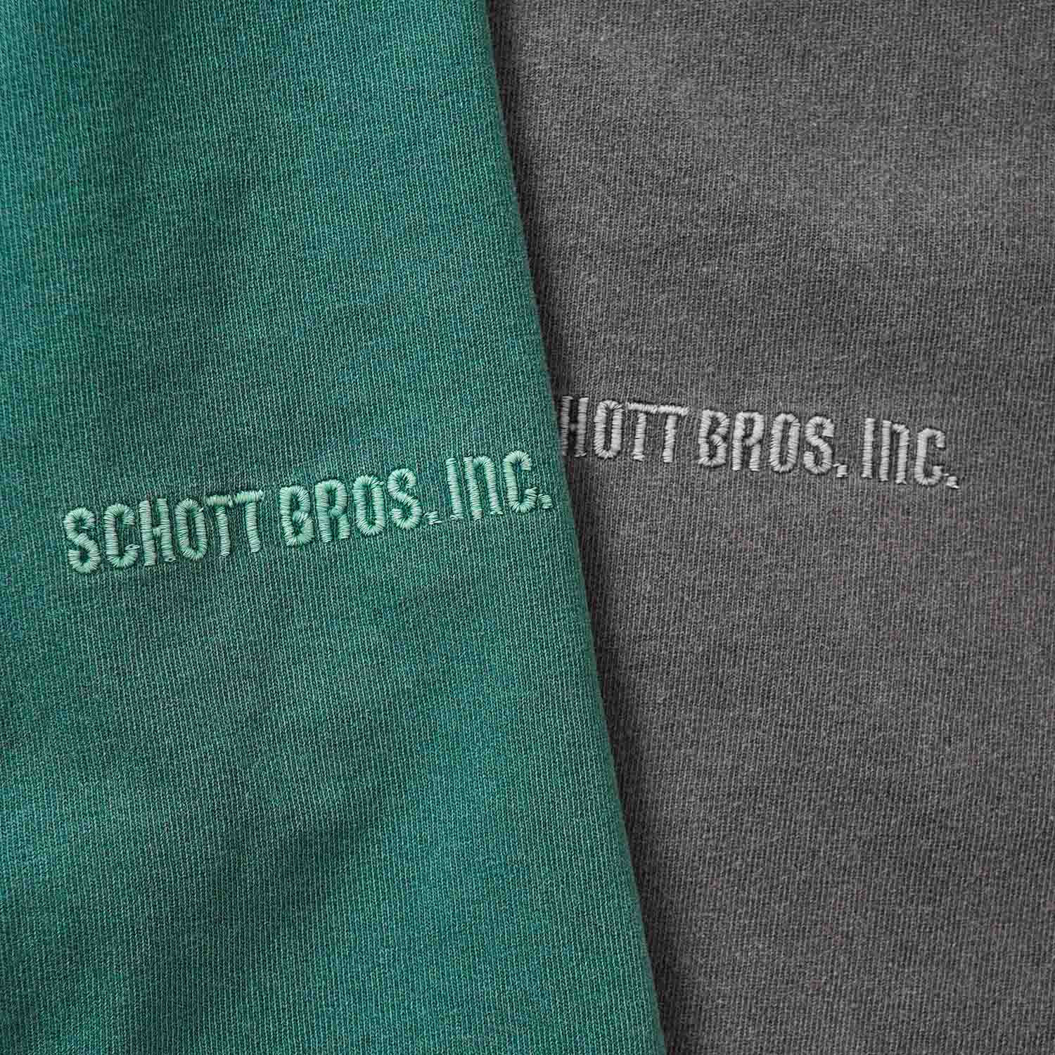 Schott ����å� Ⱦµ�ԥ���� "TIME TESTED OVER FOUR GENERATIONS EMB. HENLEY T-SHIRT" 782-6134005