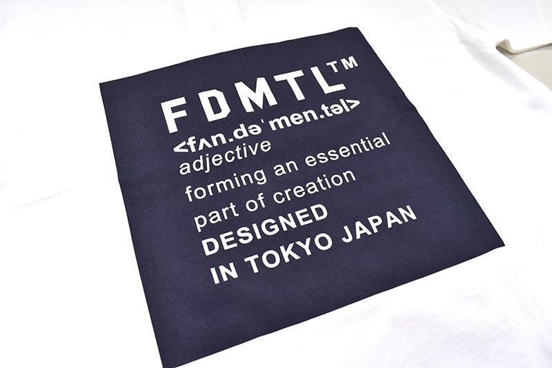 FDMTL �ե������󥿥� ȾµT����� "SQUARE LOGO TEE"  FA23/TE20