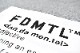 FDMTL �ե������󥿥� ȾµT����� "SQUARE LOGO TEE"  FA23/TE20