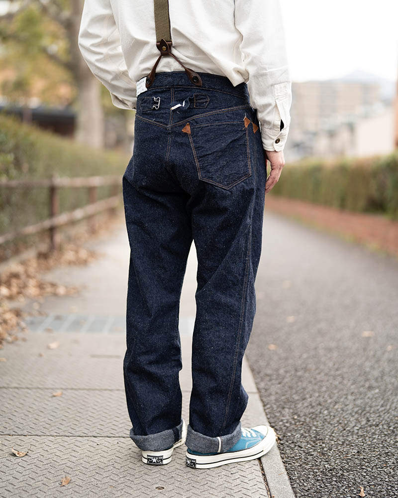 ڥ󥦥åWAREHOUSE ϥ ǥ˥ѥ  Lot.1228 "1874 3POCKET HEAVY LEATHER BOUND OVERALL" 1228-24SS-OW