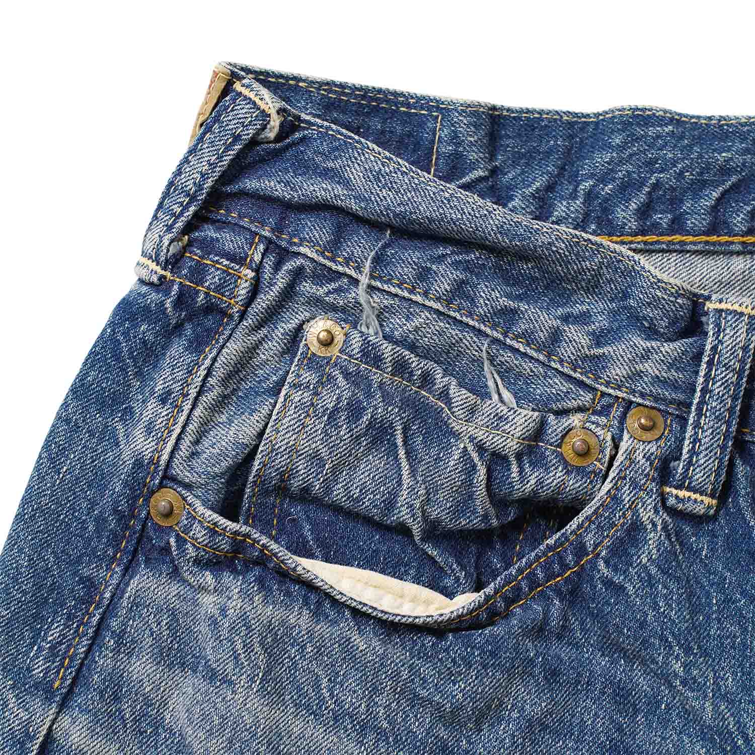 WAREHOUSE �������ϥ��� �ǥ˥� �ѥ��   Lot 2ND-HAND 1101(USED WASH)  1101(24AW)