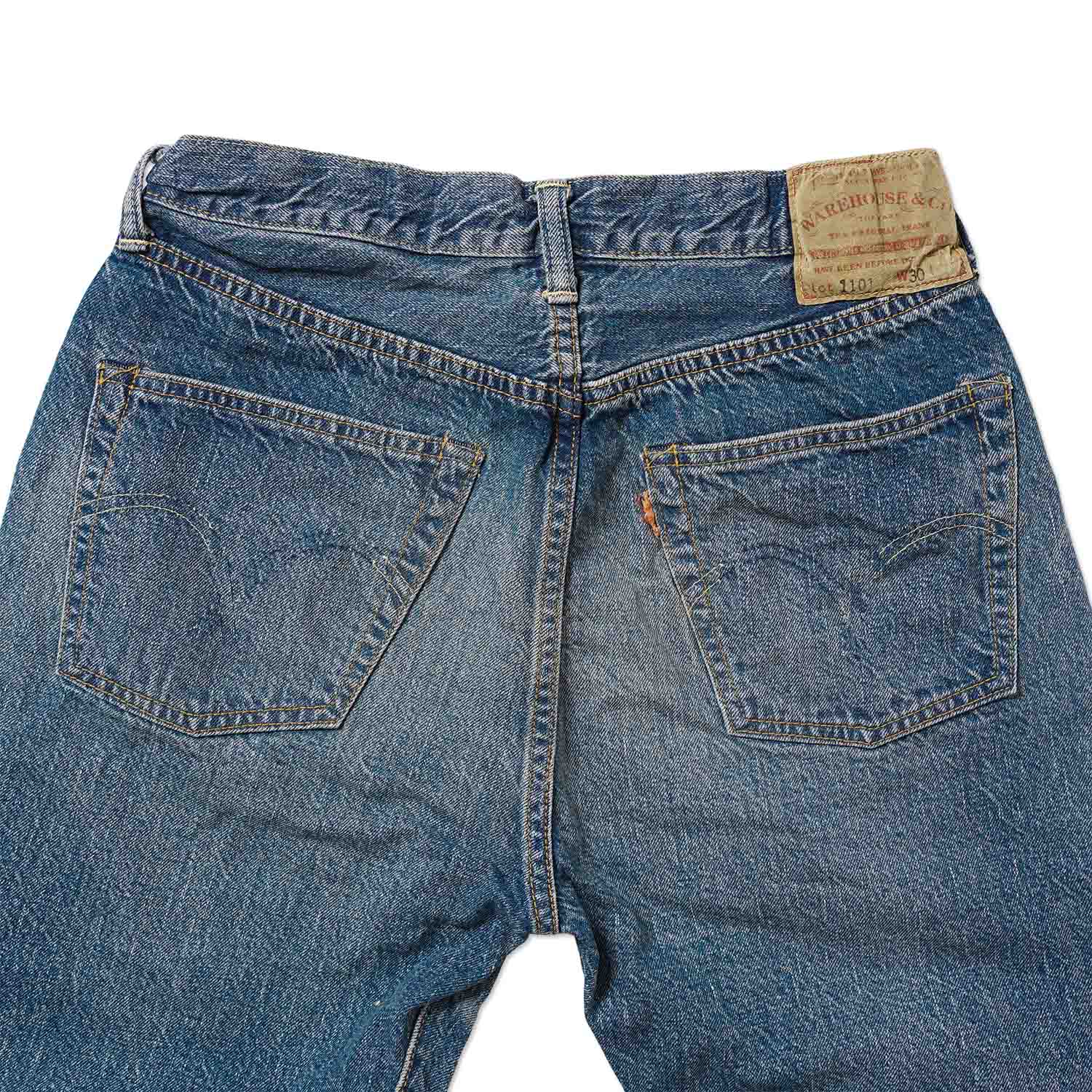 WAREHOUSE �������ϥ��� �ǥ˥� �ѥ��   Lot 2ND-HAND 1101(USED WASH)  1101(24AW)