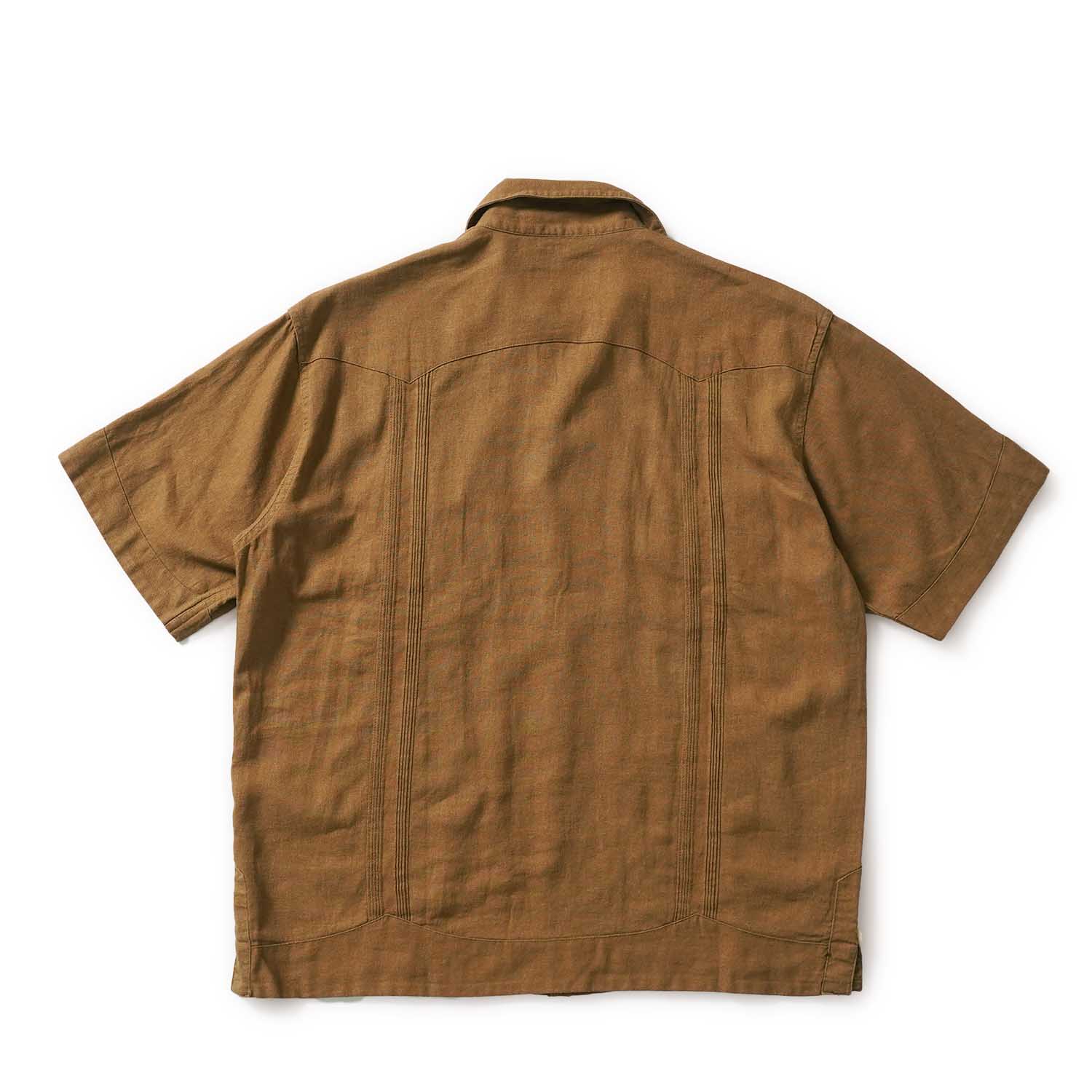 Schott ����å� Ⱦµ ����� ��LINEN GUAYABERA SHIRT�� 782-6123008