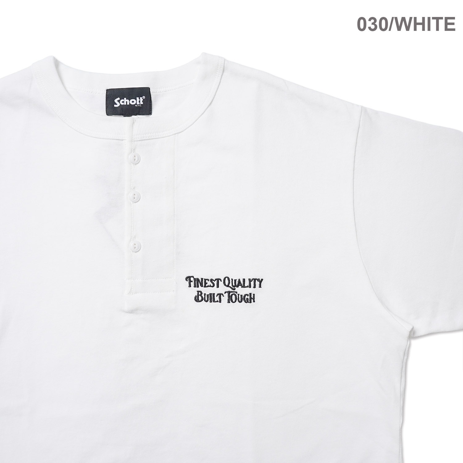 Schott ����å� ȾµT����� "FINEST QUALITY BUILT TOUGH EMB. HENLEY T-SHIRT" 782-6134021