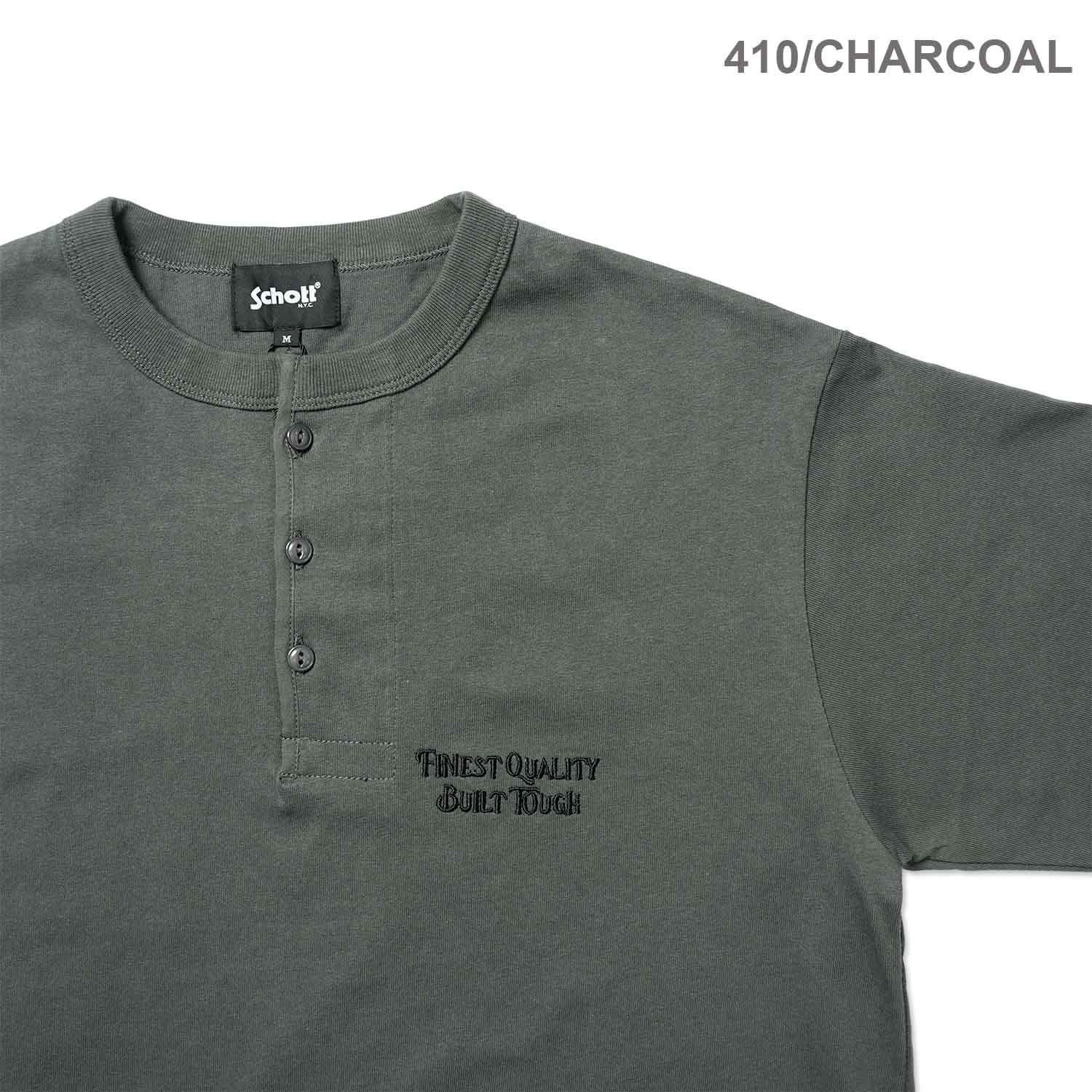 Schott ����å� ȾµT����� "FINEST QUALITY BUILT TOUGH EMB. HENLEY T-SHIRT" 782-6134021