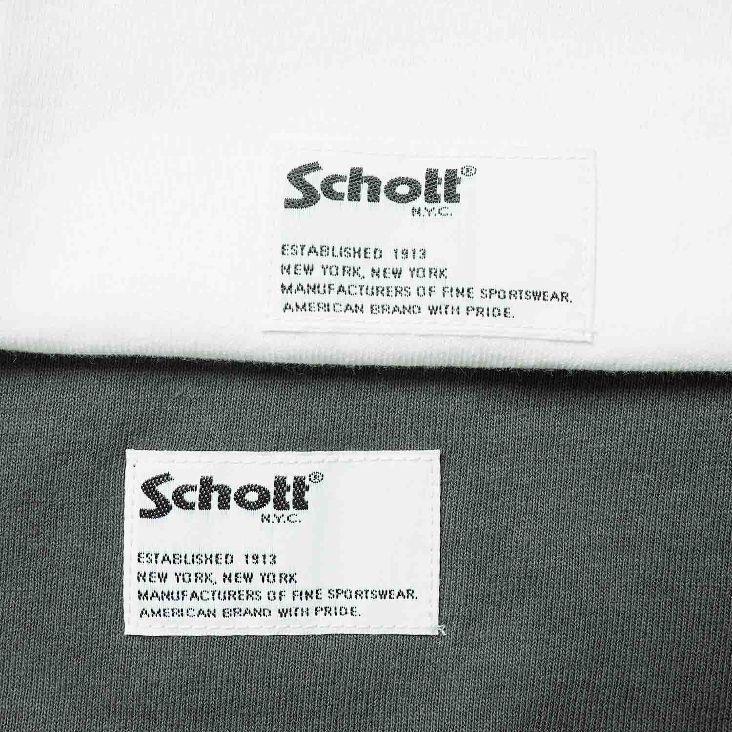Schott ����å� ȾµT����� "FINEST QUALITY BUILT TOUGH EMB. HENLEY T-SHIRT" 782-6134021