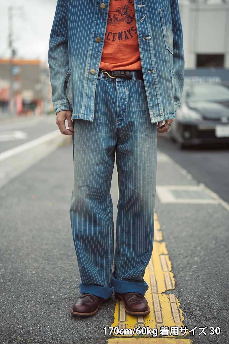 FULLCOUNT ե륫 ѥ Indigo Wabash Work Pants H.W  1129HW-7