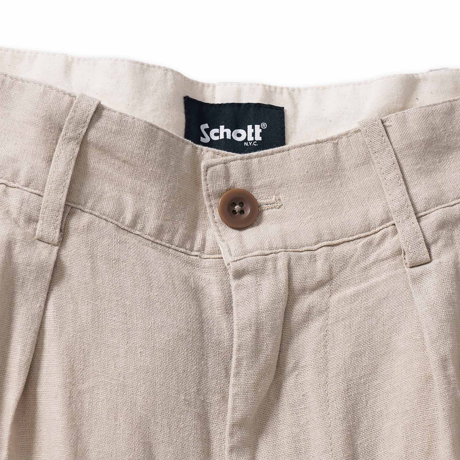Schott ����å� �ѥ�� "LINEN TROUSERS" 782-6110005