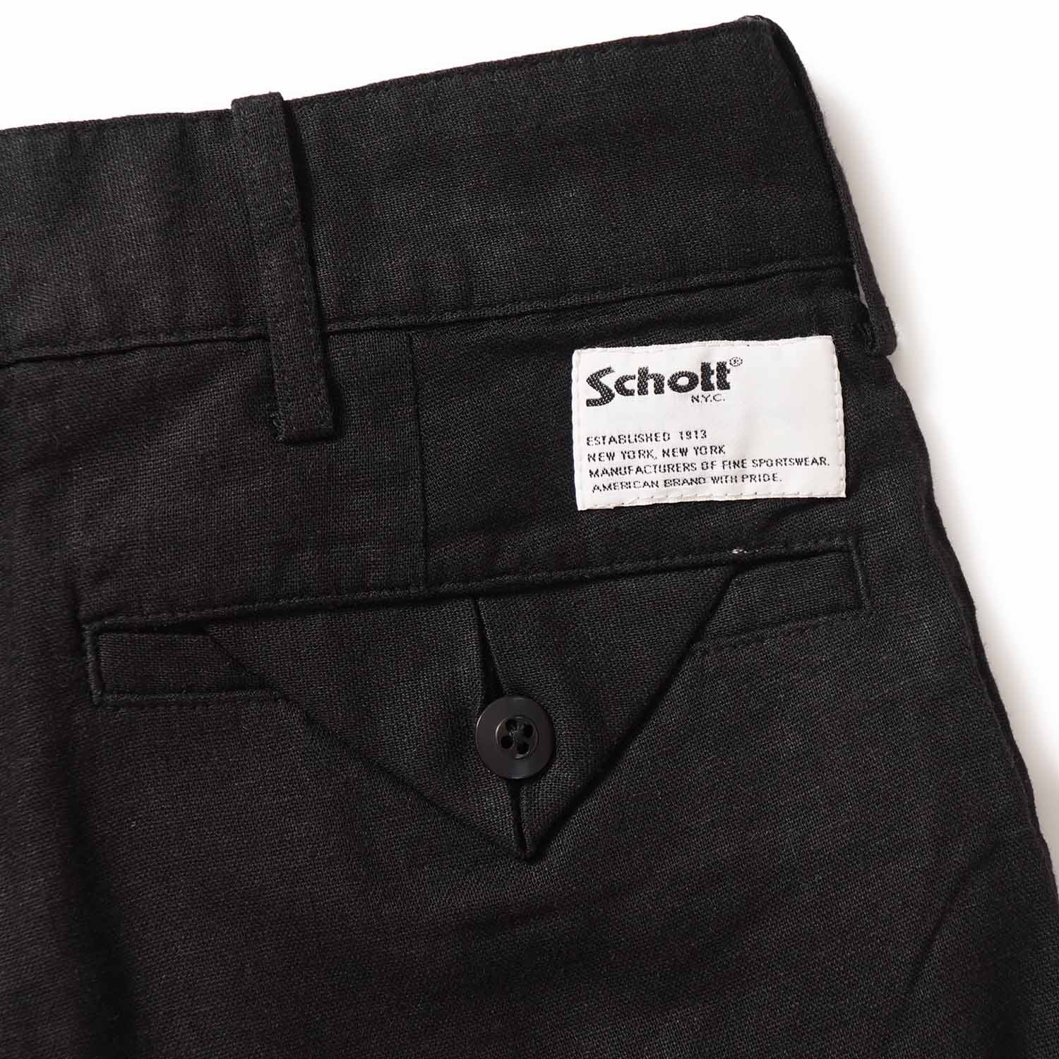 Schott ����å� �ѥ�� "LINEN TROUSERS" 782-6110005