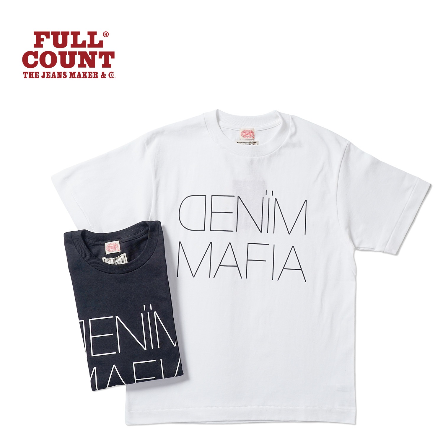 FULLCOUNT �ե륫����� Ⱦµ T����� "DENIM MAFIA T" GFC5001