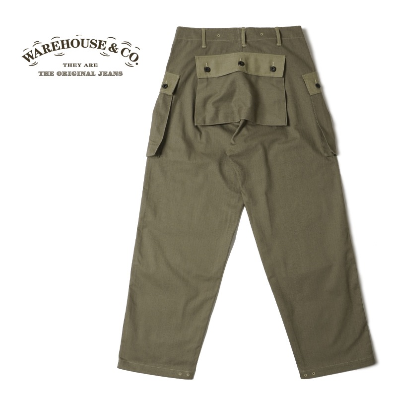 WAREHOUSE �������ϥ��� �ѥ�� Lot.1097  "USMC HERRINGBONE MONKEY PANTS" 1097(22SS)