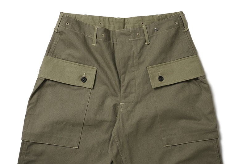 WAREHOUSE �������ϥ��� �ѥ�� Lot.1097  "USMC HERRINGBONE MONKEY PANTS" 1097(22SS)