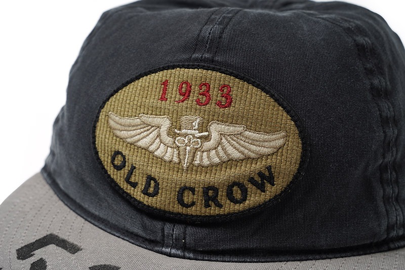 OLD CROW ������ɥ����� ˹�� ����å� ��WINGED CROW - MECHANIC CAP�� OC-23-AW-G03