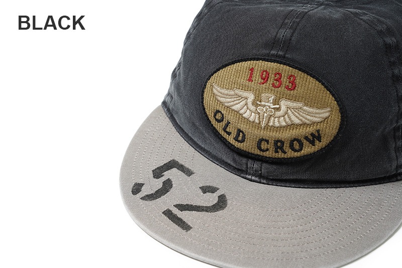 OLD CROW ������ɥ����� ˹�� ����å� ��WINGED CROW - MECHANIC CAP�� OC-23-AW-G03