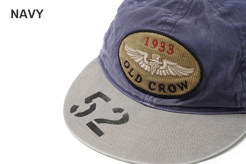OLD CROW ������ɥ����� ˹�� ����å� ��WINGED CROW - MECHANIC CAP�� OC-23-AW-G03
