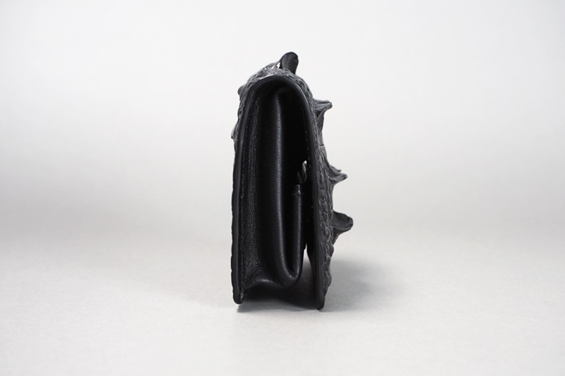 chapllin ����åץ�� �ܥå��� �����󥱡��� ��CROCODILE LEATHER BOX COIN PURSE�ɡ�CPC-BOX-CRHB-BK