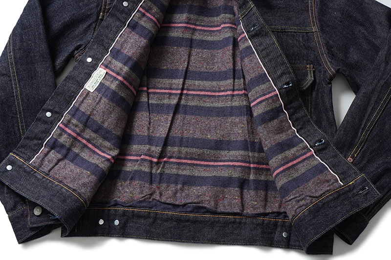 SUGAR CANE ���奬�������� �ǥ˥� ���㥱�å� "14.25oz. DENIM BLANKET LINED JACKET" SC15210