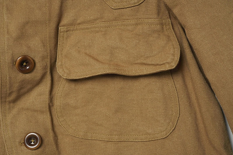 �ڥ�󥦥��å����JOHN GLUCKOW ����󥰥�å���  ���㥱�å� ������  Lot JG-36  "Duck Game Coat"  JG-36(25SS)-OW