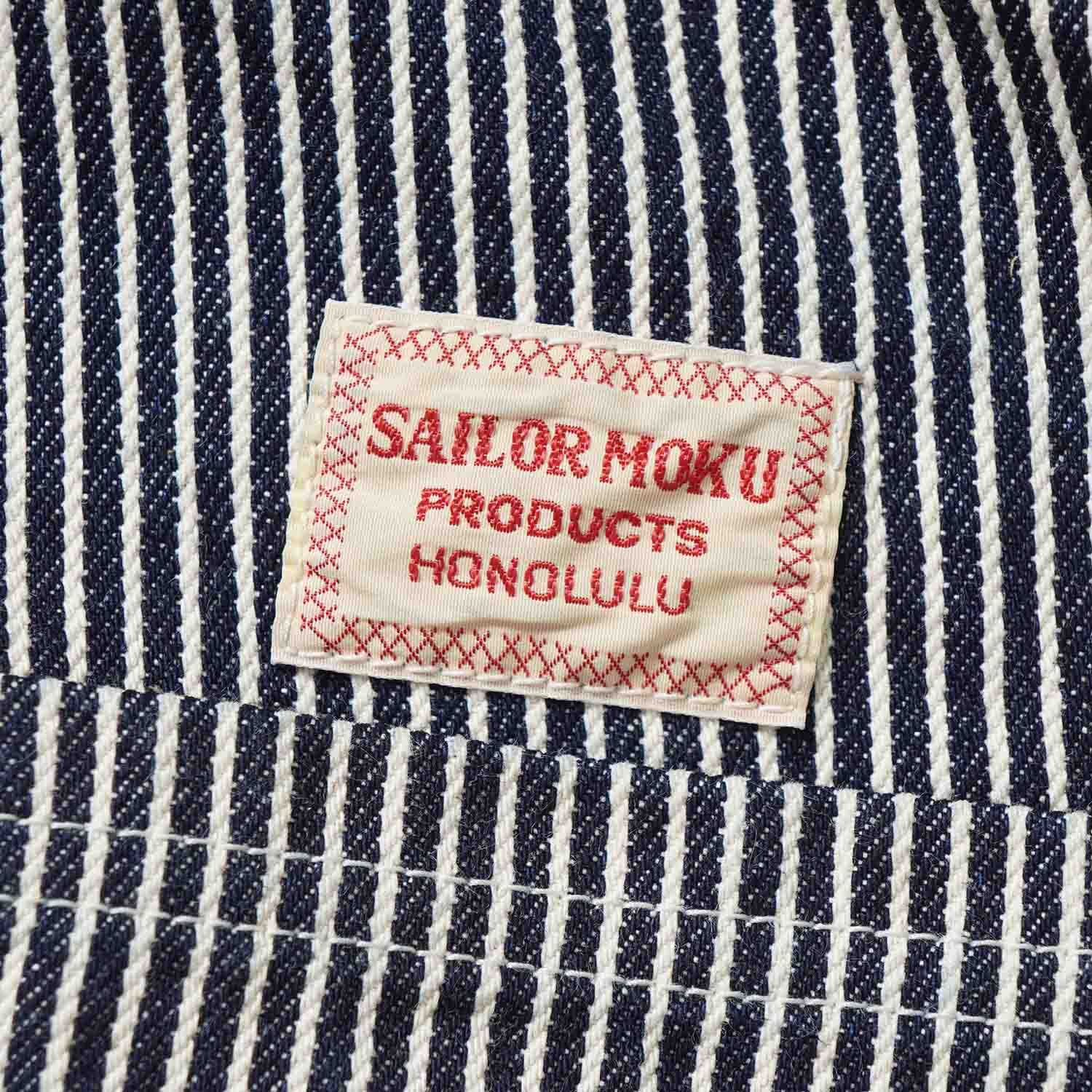 SUN SURF ���󥵡��� �����С�������  SAILOR MOKU PRODUCTS  "12.5oz HICKORY STRIPE OVERALLS"  SM42653