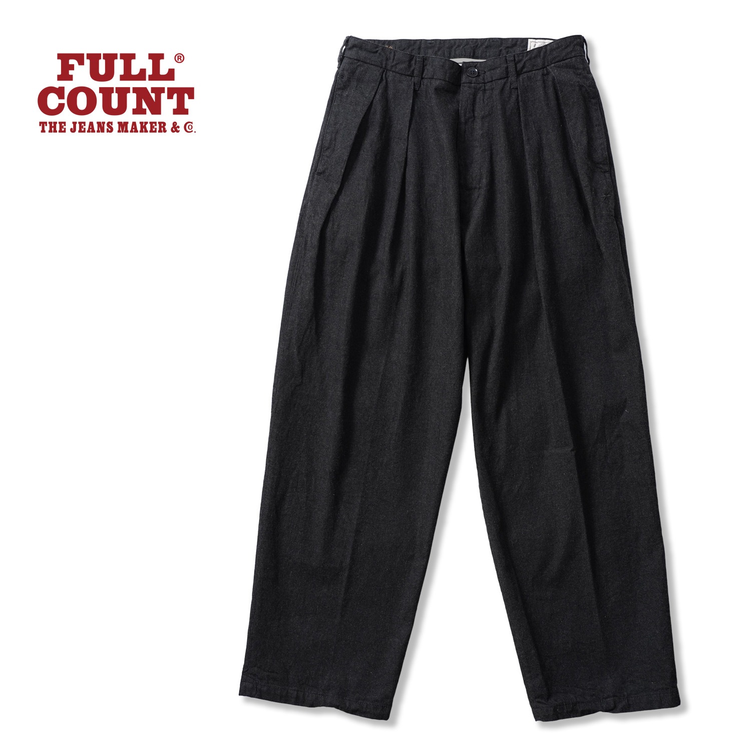 FULLCOUNT �ե륫����� �ѥ�� "Big Denim Tuck Trousers" GFC1001