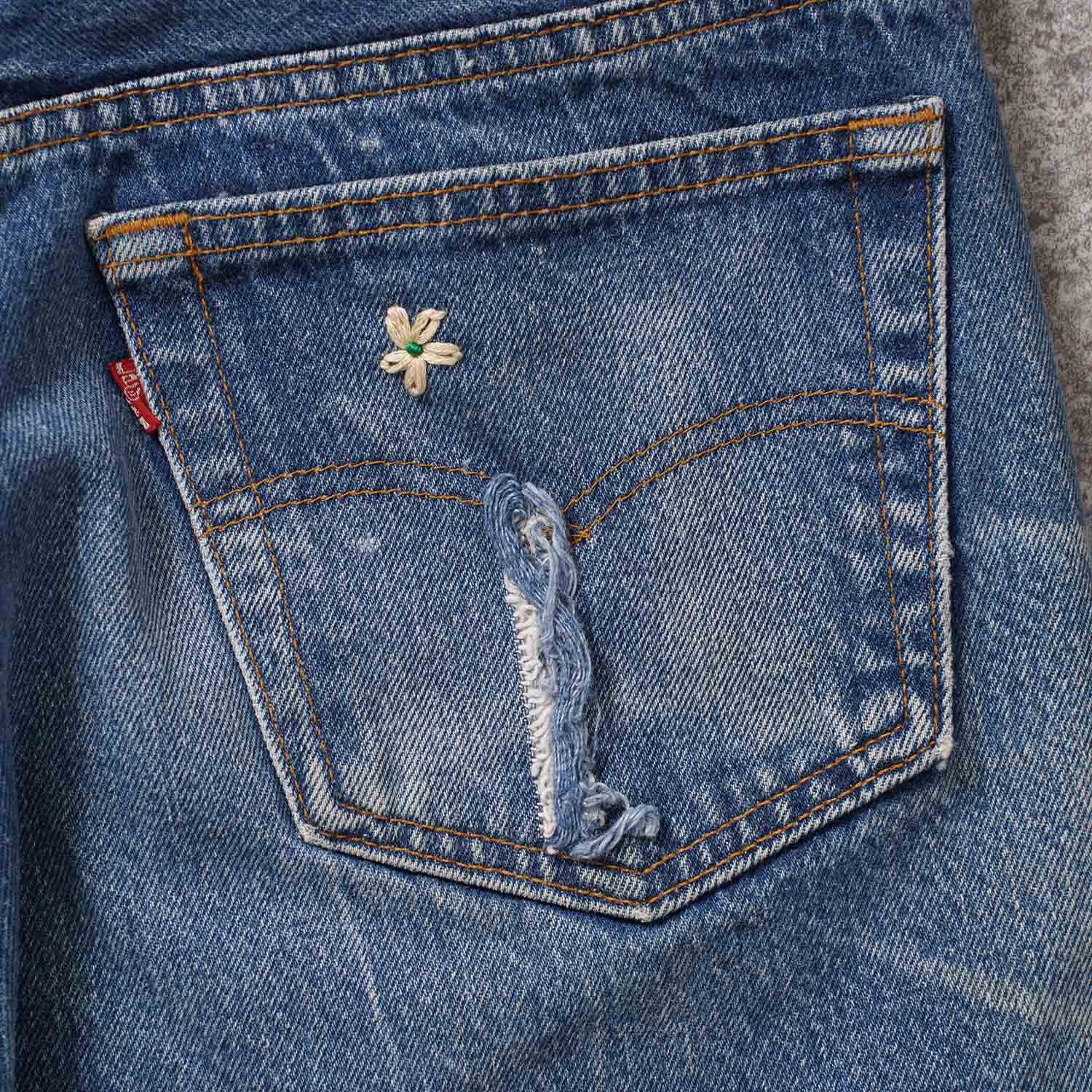 SHANANA MIL ����ʥʥߥ�  �ǥ˥�ѥ��  Levi's HAND CUSTOM JEANS  SM-001