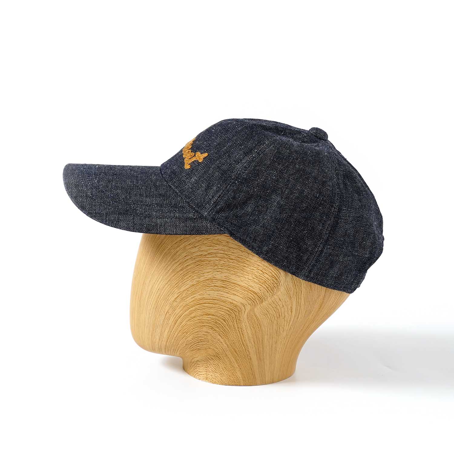 FULLCOUNT �ե륫����� ����å� ˹�� "Chain Embroidery Denim Cap" 6007