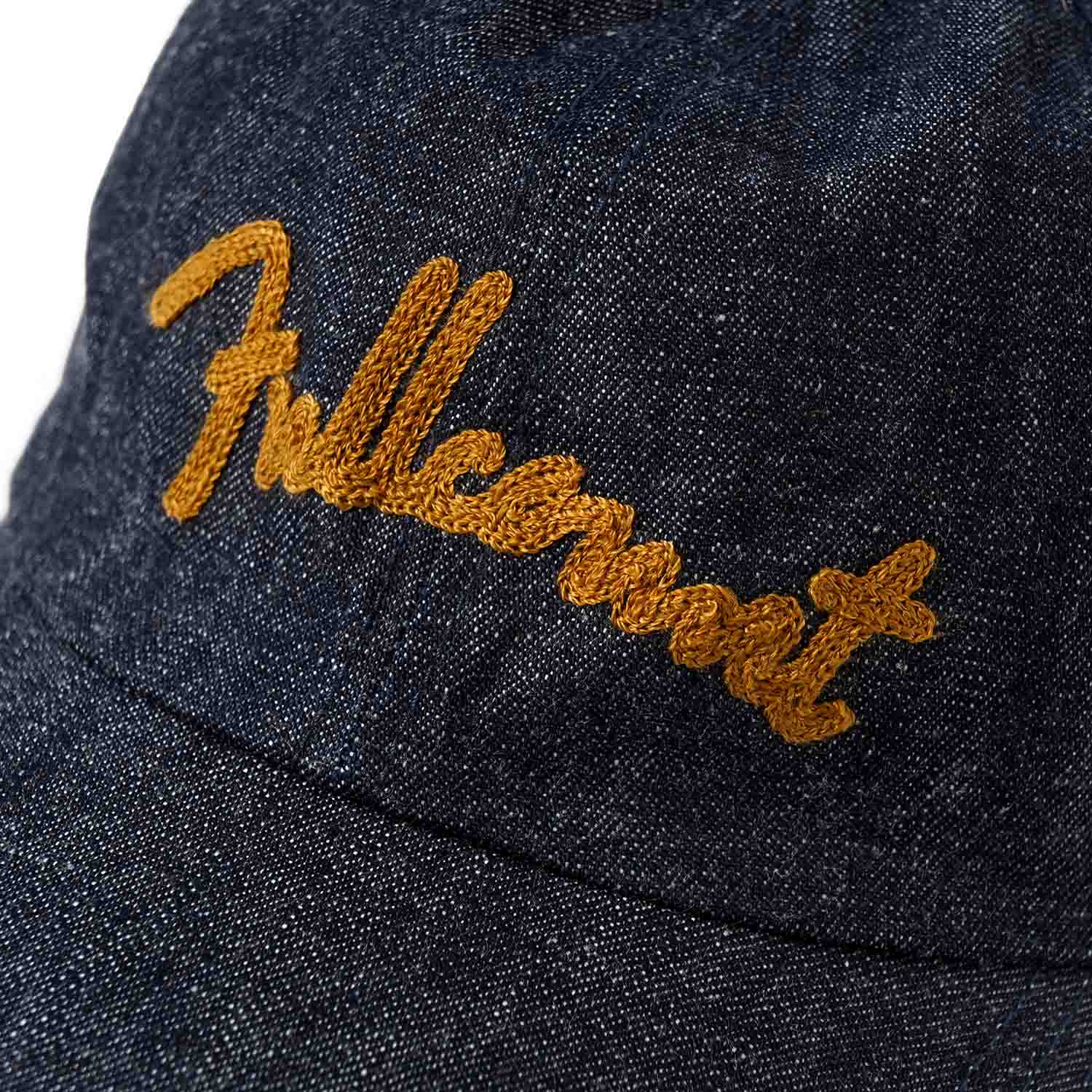 FULLCOUNT �ե륫����� ����å� ˹�� "Chain Embroidery Denim Cap" 6007