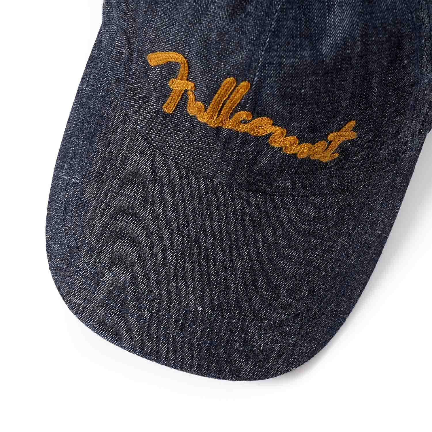 FULLCOUNT �ե륫����� ����å� ˹�� "Chain Embroidery Denim Cap" 6007