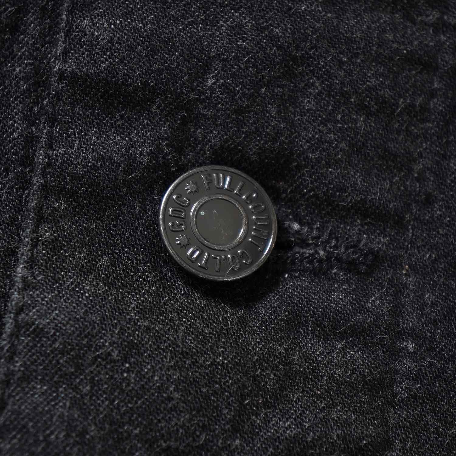 FULLCOUNT �ե륫����� ���㥱�å� ��Leather Collar Denim Chore Jacket" GFC2001