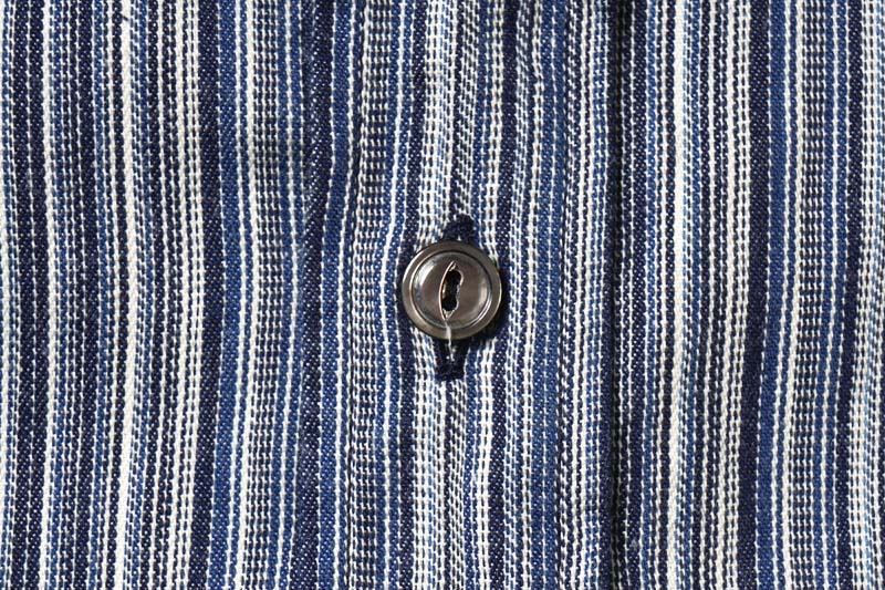 SUGAR CANE ���奬�������� Ĺµ ����� "FICTION ROMANCE 5.5oz. INDIGO STRIPE WORK SHIRT" SC29396