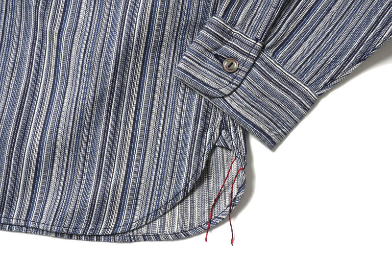 SUGAR CANE ���奬�������� Ĺµ ����� "FICTION ROMANCE 5.5oz. INDIGO STRIPE WORK SHIRT" SC29396
