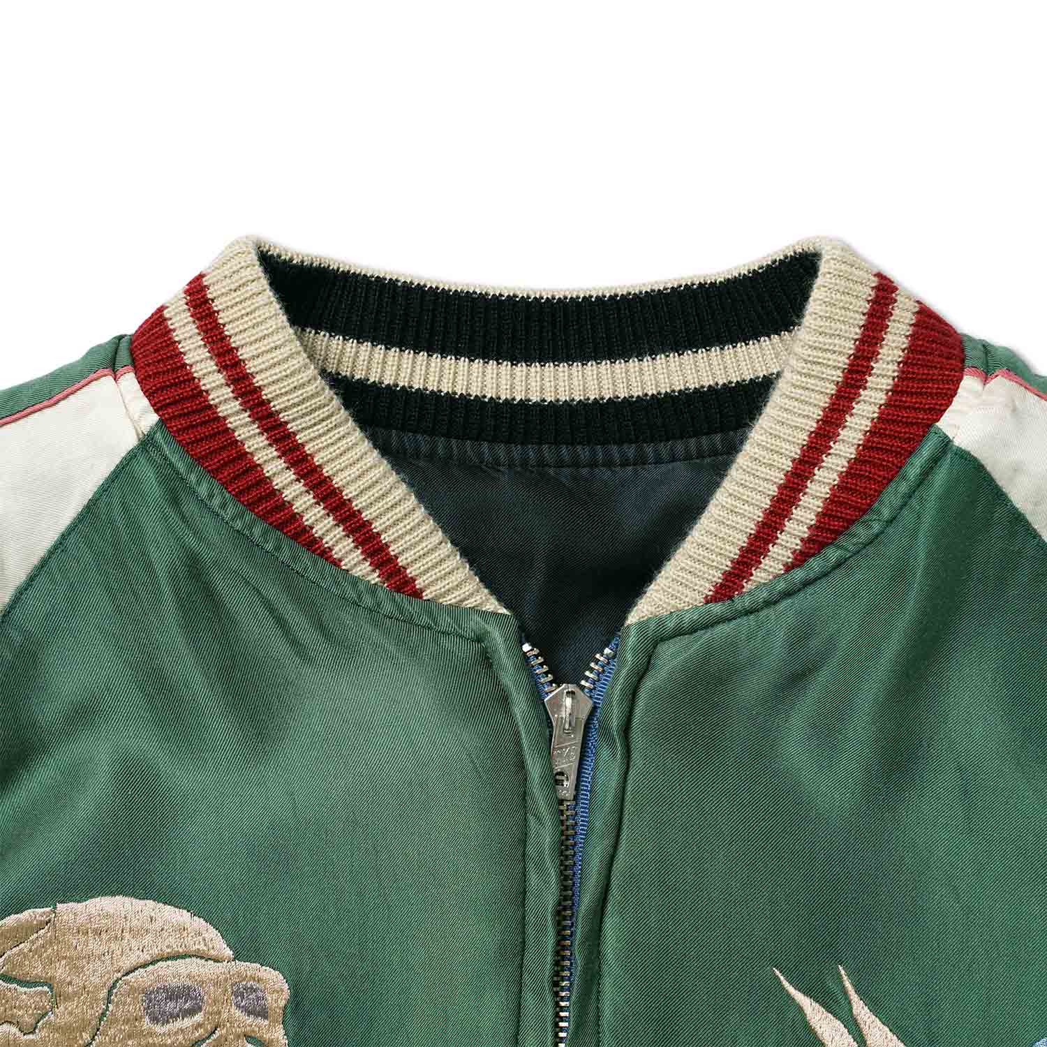 TAILOR TOYO �ơ��顼����  ���������  Mid 1950s Style Acetate Souvenir Jacket ��TIGER HEAD�� �� ��CHEVY LOVER�� (AGING MODEL)  TT15878-119