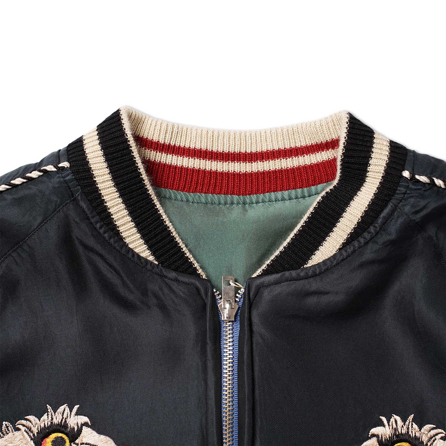 TAILOR TOYO �ơ��顼����  ���������  Mid 1950s Style Acetate Souvenir Jacket ��TIGER HEAD�� �� ��CHEVY LOVER�� (AGING MODEL)  TT15878-119
