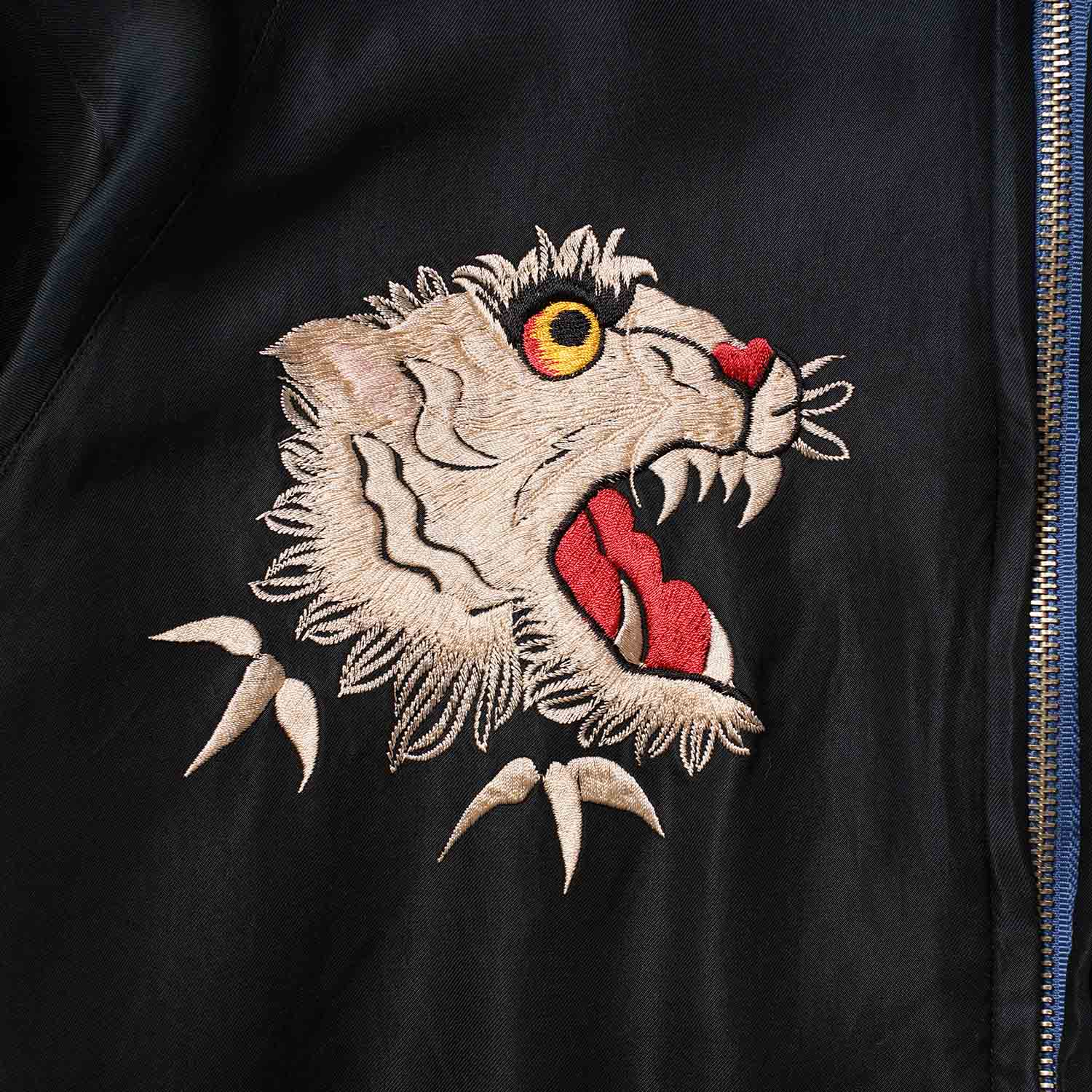 TAILOR TOYO �ơ��顼����  ���������  Mid 1950s Style Acetate Souvenir Jacket ��TIGER HEAD�� �� ��CHEVY LOVER�� (AGING MODEL)  TT15878-119