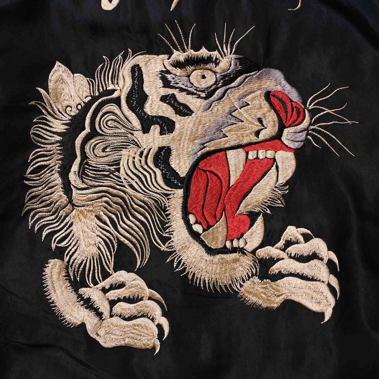 TAILOR TOYO �ơ��顼����  ���������  Mid 1950s Style Acetate Souvenir Jacket ��TIGER HEAD�� �� ��CHEVY LOVER�� (AGING MODEL)  TT15878-119