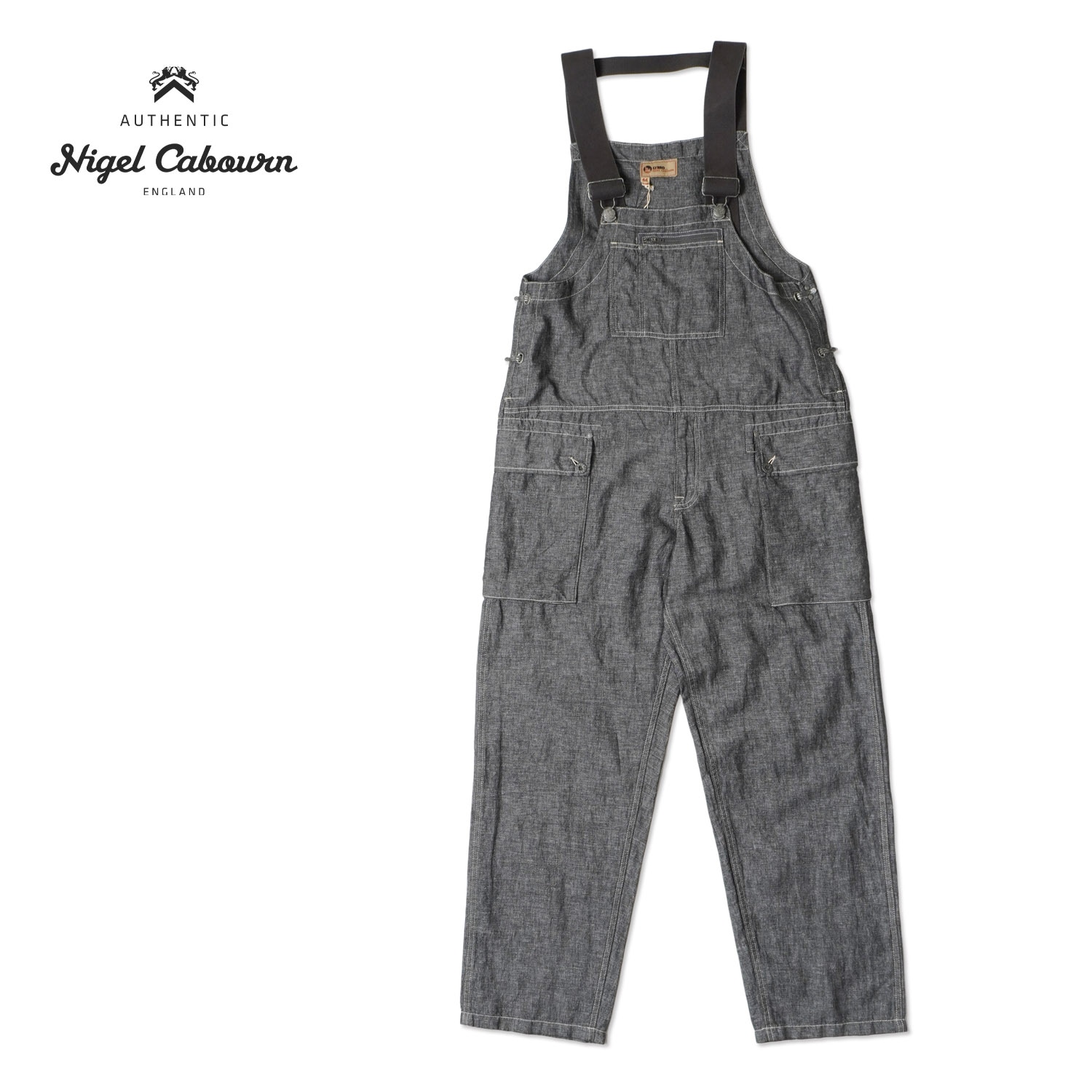 Nigel Cabourn �ʥ������륱���ܥ� LYBRO �����С������� ��PT01 NAVAL DUNGAREE - LINEN DENIM��  80521350520
