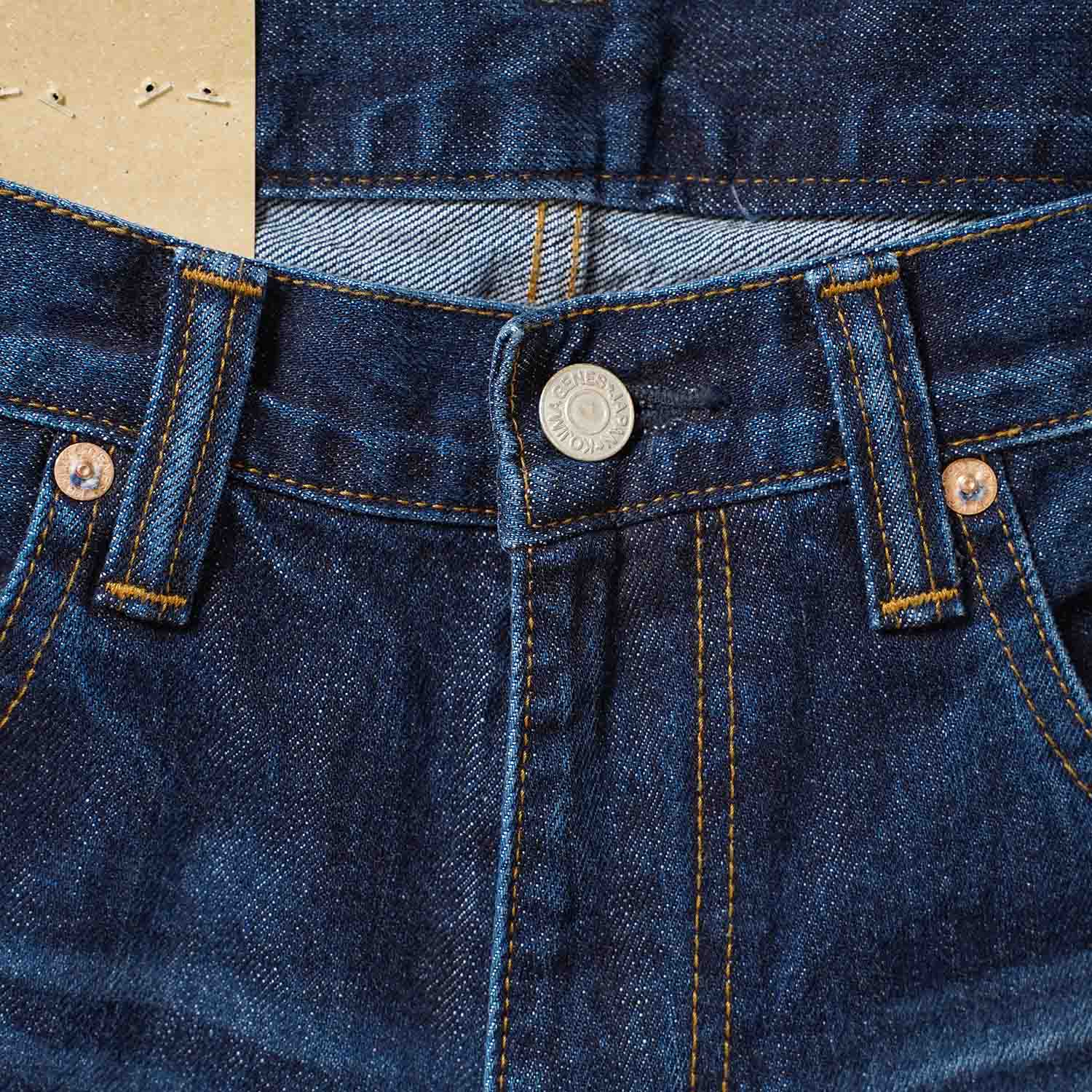 ���祸���� �ѥ�� ��13oz WIDE PANTS USED WELL"  RNB-1417