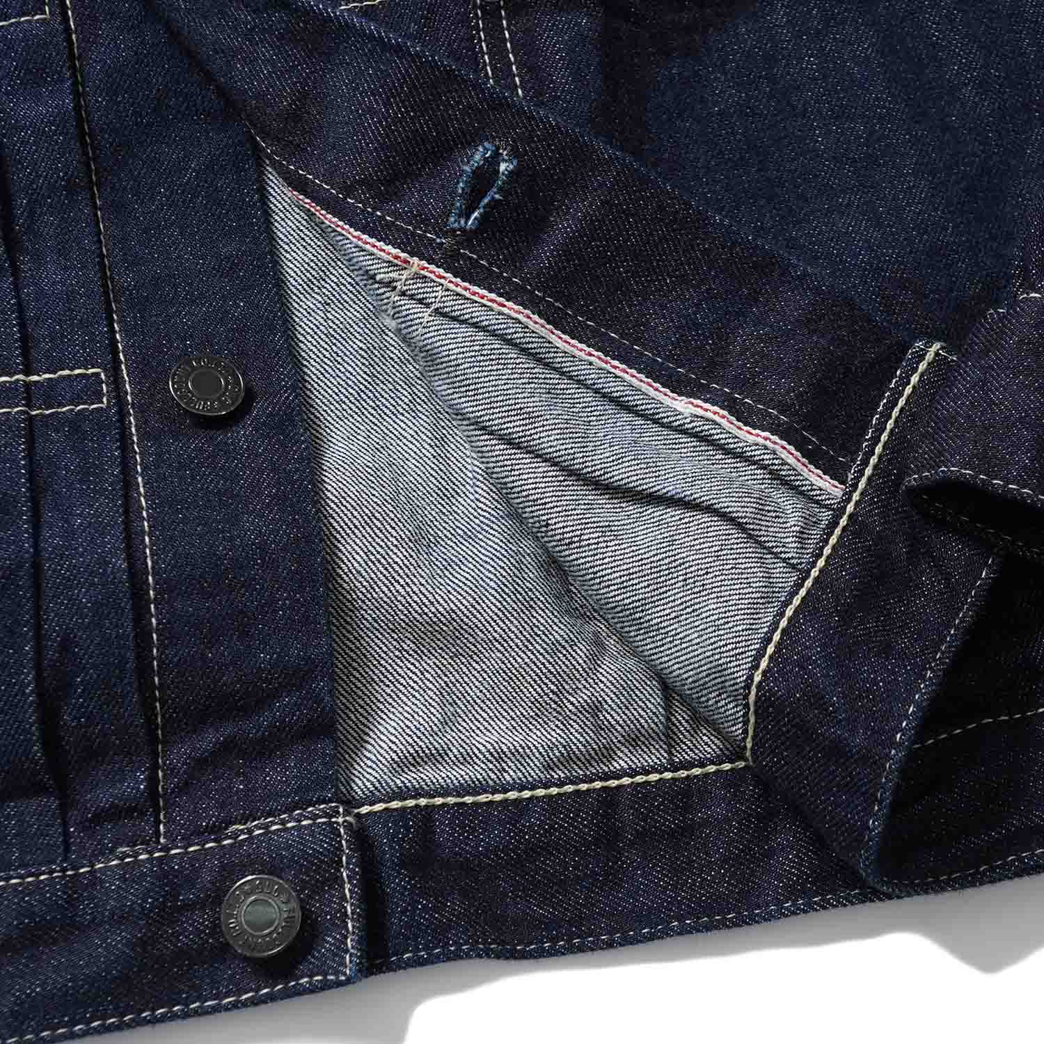 FULLCOUNT �ե륫����� �ǥ˥� ���㥱�å� ��GDC��FULLCOUNT Classic Pleated Denim Jacket" GFC2002