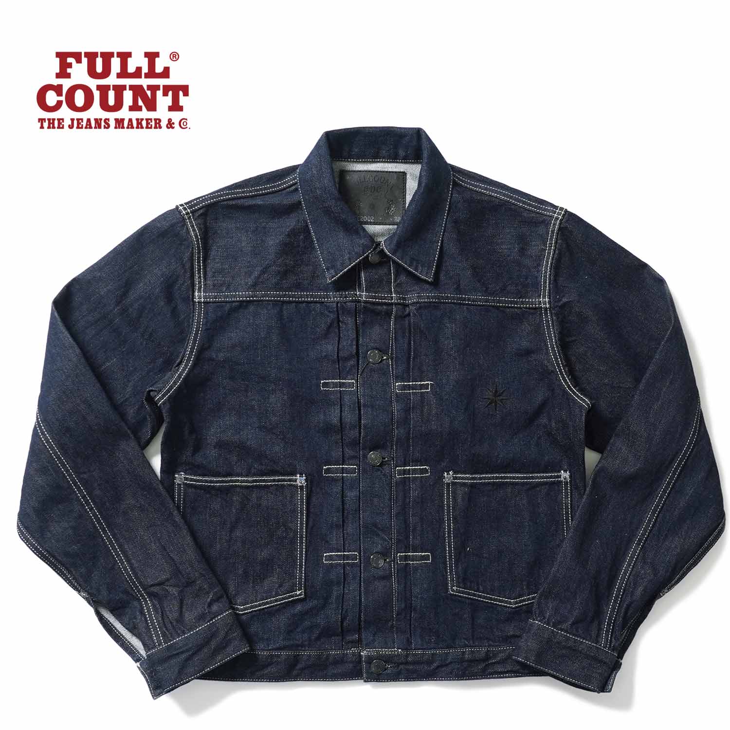 FULLCOUNT �ե륫����� �ǥ˥� ���㥱�å� ��GDC��FULLCOUNT Classic Pleated Denim Jacket" GFC2002