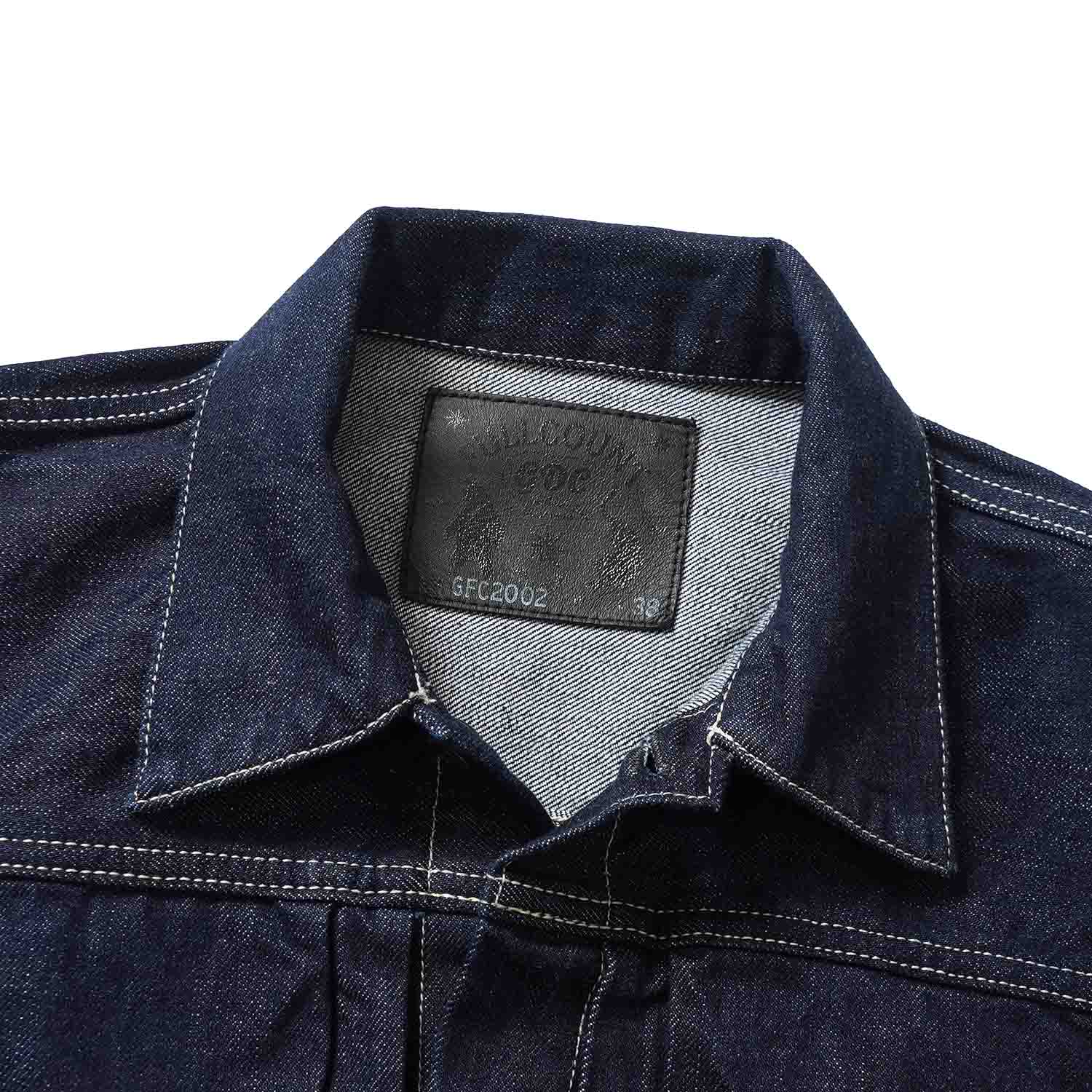 FULLCOUNT �ե륫����� �ǥ˥� ���㥱�å� ��GDC��FULLCOUNT Classic Pleated Denim Jacket" GFC2002