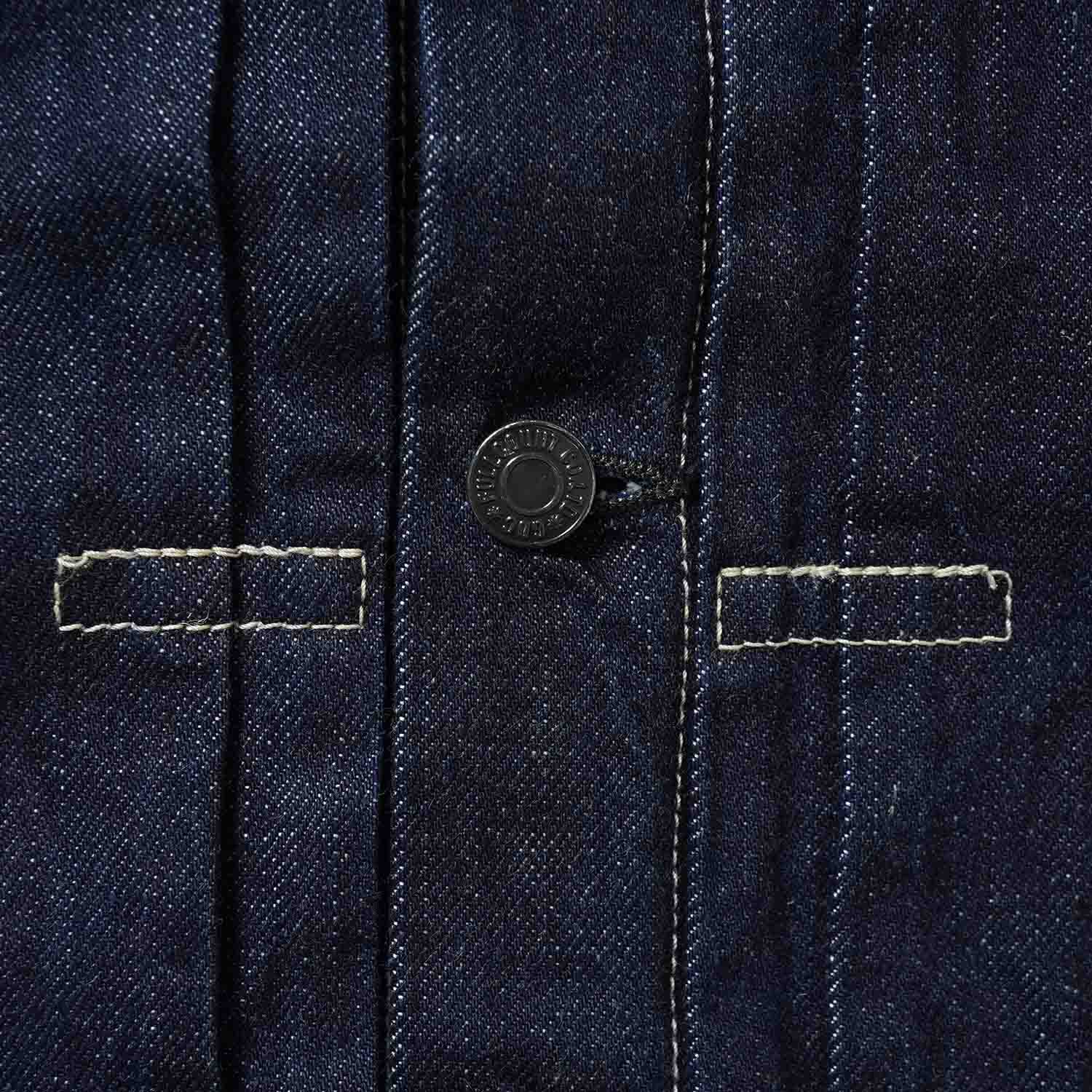 FULLCOUNT �ե륫����� �ǥ˥� ���㥱�å� ��GDC��FULLCOUNT Classic Pleated Denim Jacket" GFC2002