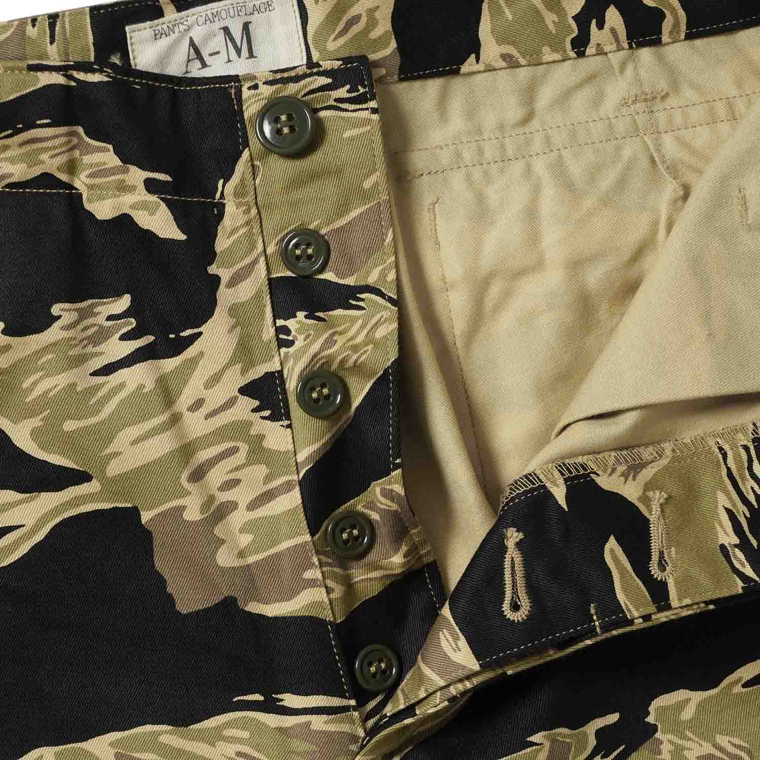 BUZZ RICKSON'S �Х��ꥯ���� �ѥ��  "GOLD TIGER STRIPE TROUSERS SHORT LENGTH"  BR42502
