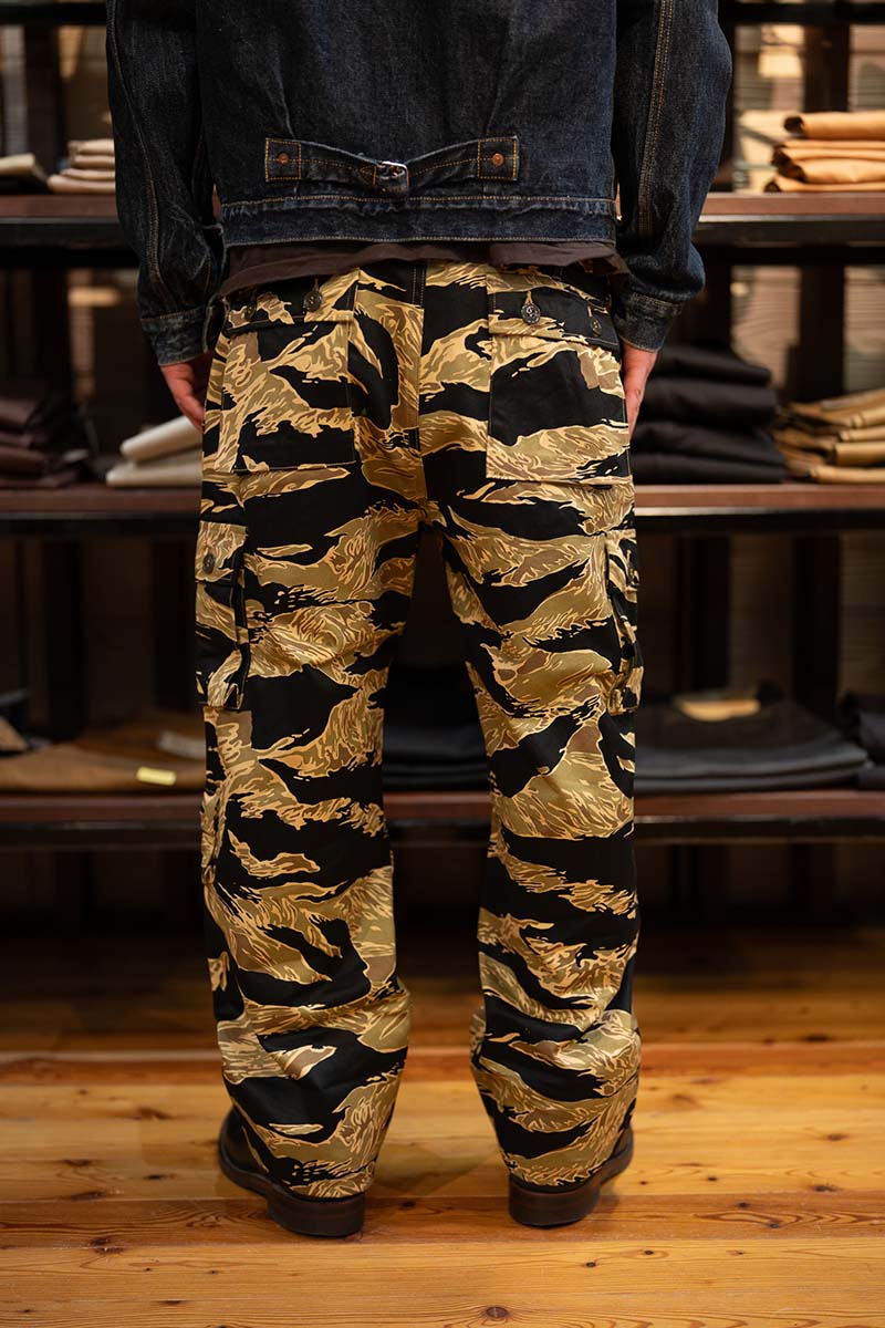 BUZZ RICKSON'S �Х��ꥯ���� �ѥ��  "GOLD TIGER STRIPE TROUSERS SHORT LENGTH"  BR42502