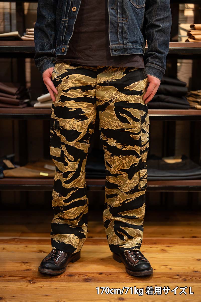 BUZZ RICKSON'S �Х��ꥯ���� �ѥ��  "GOLD TIGER STRIPE TROUSERS SHORT LENGTH"  BR42502